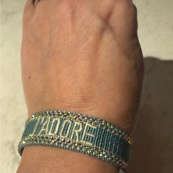 Dior J'Adore Bracelet with Cream and Green Accents - Picture 8 of 8